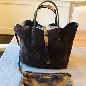 Tiffany & Co. suede reversible tote